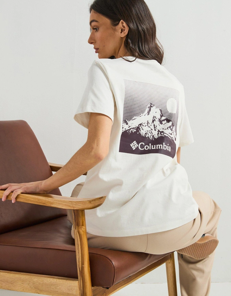 Women's Boundle Beauty Logo Short Sleeve T-Shirt - Cream
