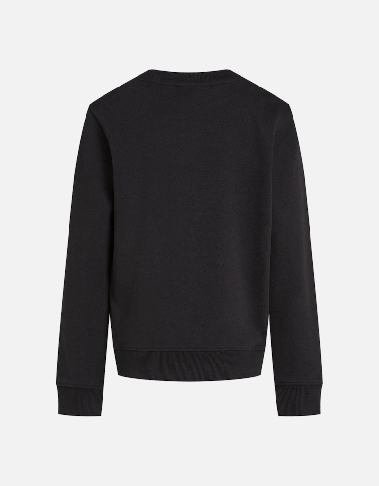 Boys Good Level Graphic Heavyweight Sweat Top - Black