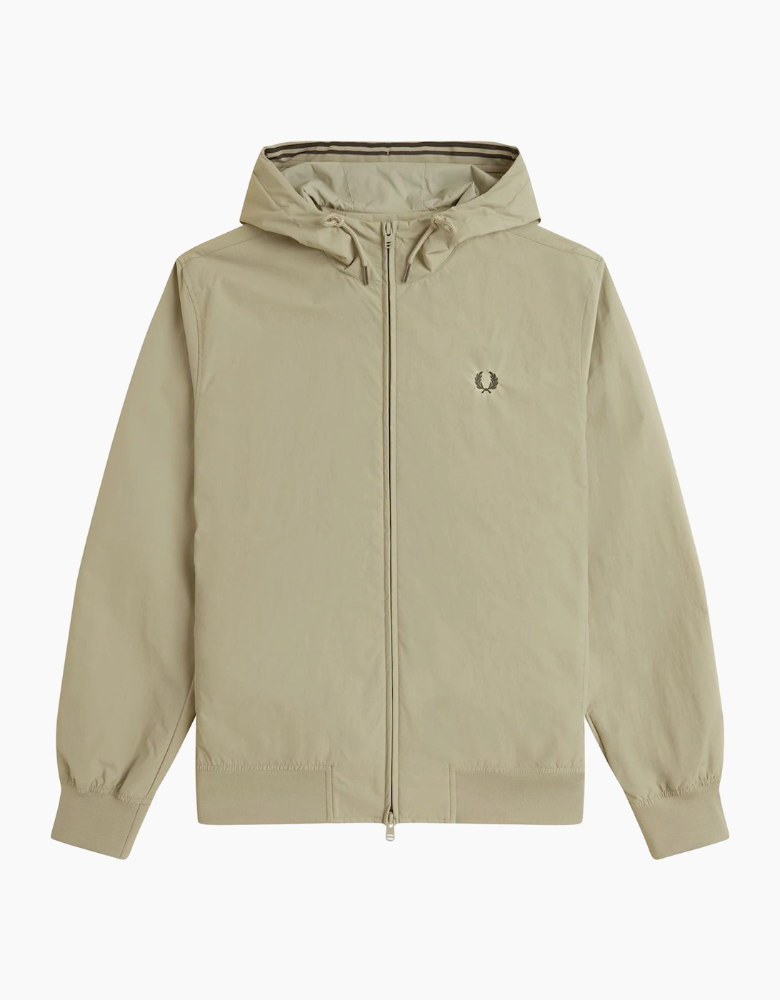 Fred Perry Men's Grey Hooded Brentham Spring Jacket  44/Regular XX-Large