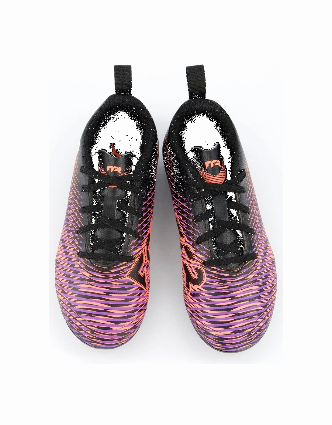 Junior Future 8 Play Firm Ground Football Boot - Black/Purple