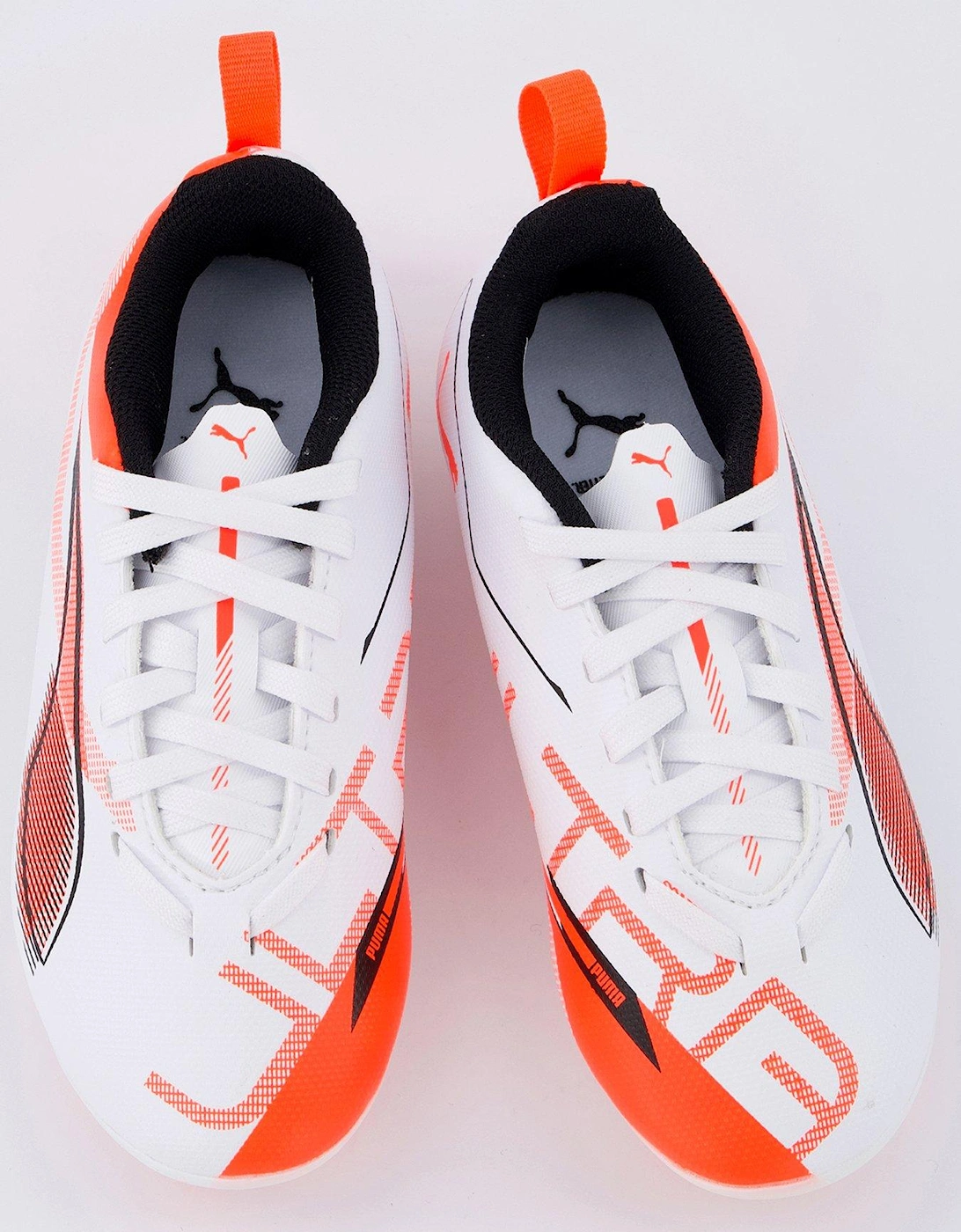 Junior Ultra 5 Play Firm Ground Football Boots - White