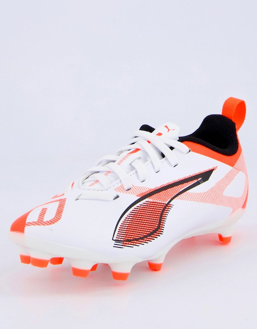 Junior Ultra 5 Play Firm Ground Football Boots - White