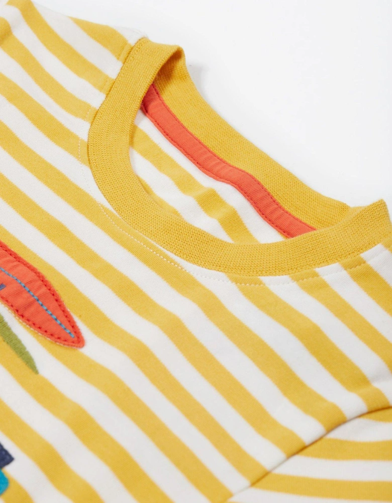 Boys Sid Applique T-shirt - Yellow