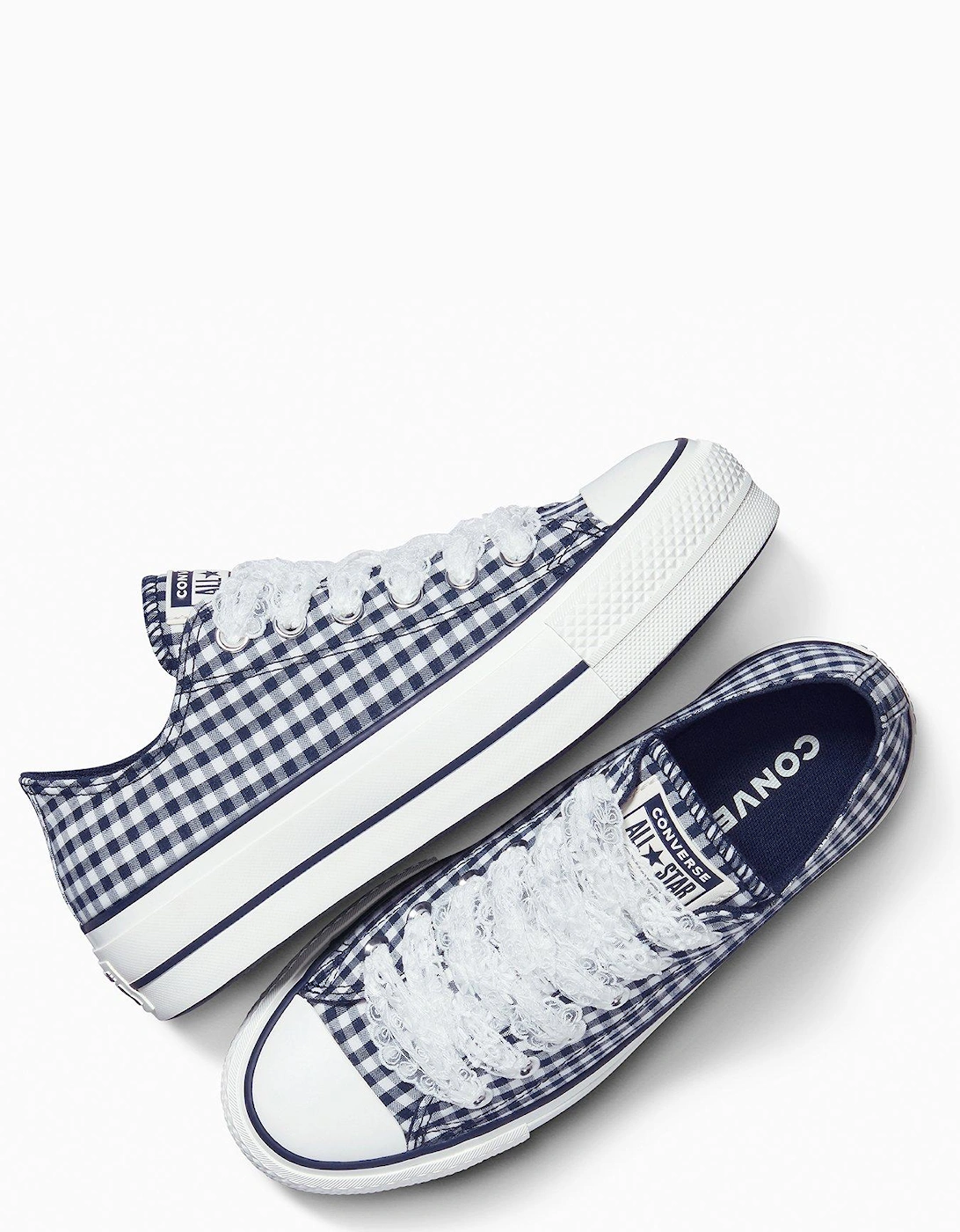 Womens Chuck Taylor All Star Lift Canvas - Oxobsidian/White/Vintage White