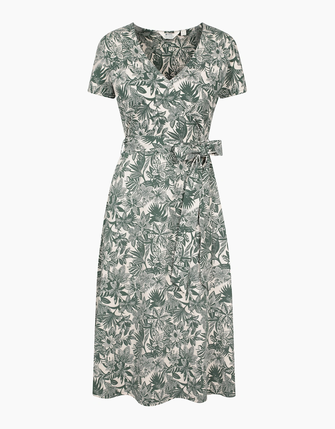 Mountain Warehouse Women's Mountain Warehouse Womens/Ladies Santorini Floral Wrap Midi Dress - Green