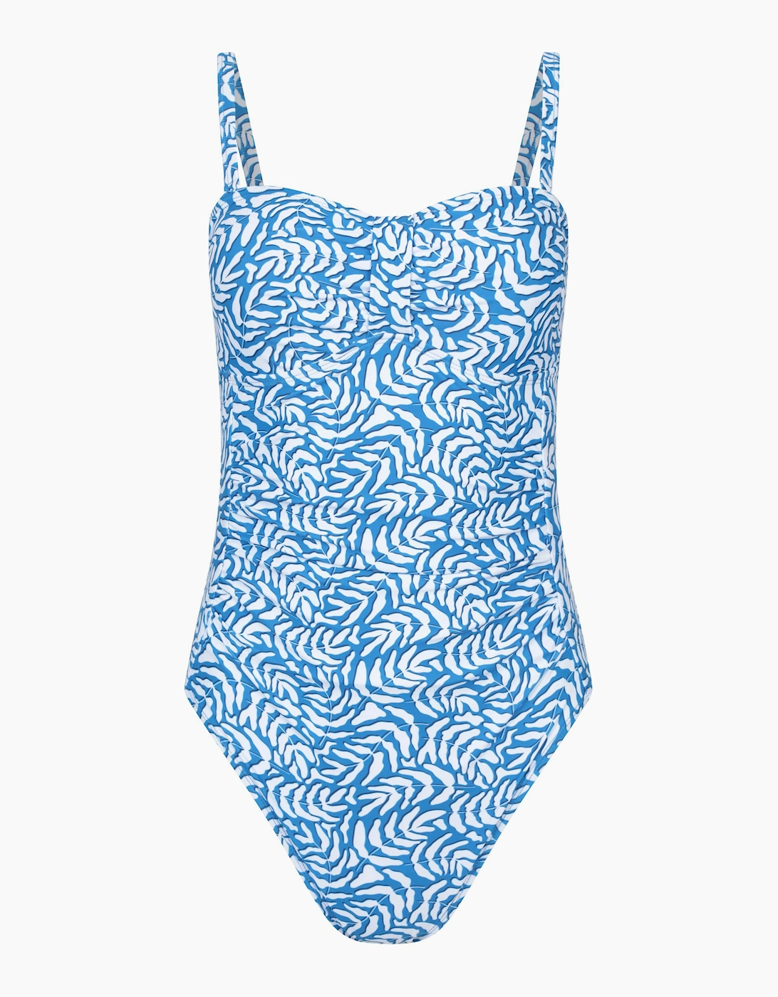 Women's Mountain Warehouse Womens/Ladies Resort Printed Tummy Control One Piece Swimsuit - Blue - Size: 12 uk