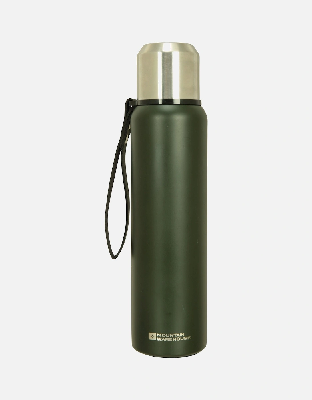 Mountain Warehouse Unisex Green Matte Double Wall Flask - Size: One Size