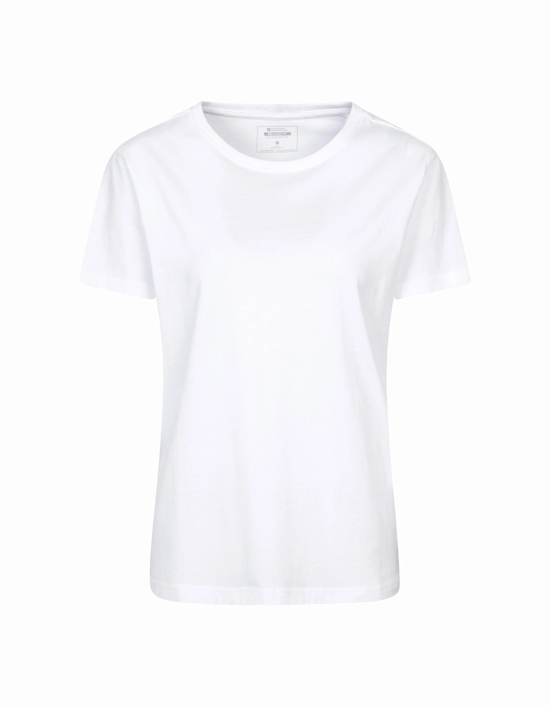 Mountain Warehouse Women's White / Basic Relaxed Fit T-Shirt - Size: 18
