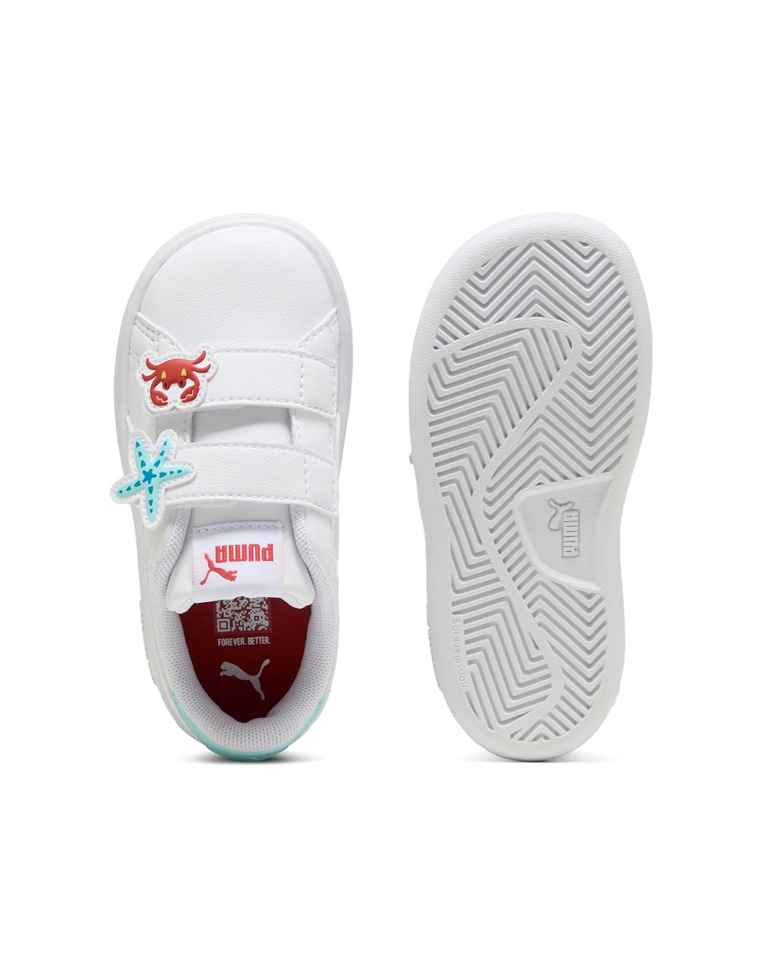 Infant Unisex Smash 3.0 Badges - White-Safe Lake-Red Fire