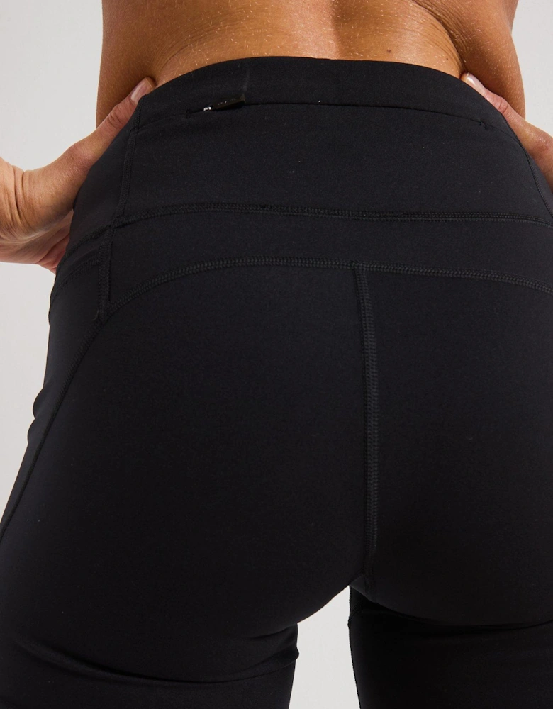 Women's Training Power 6' Biker Shorts - Black