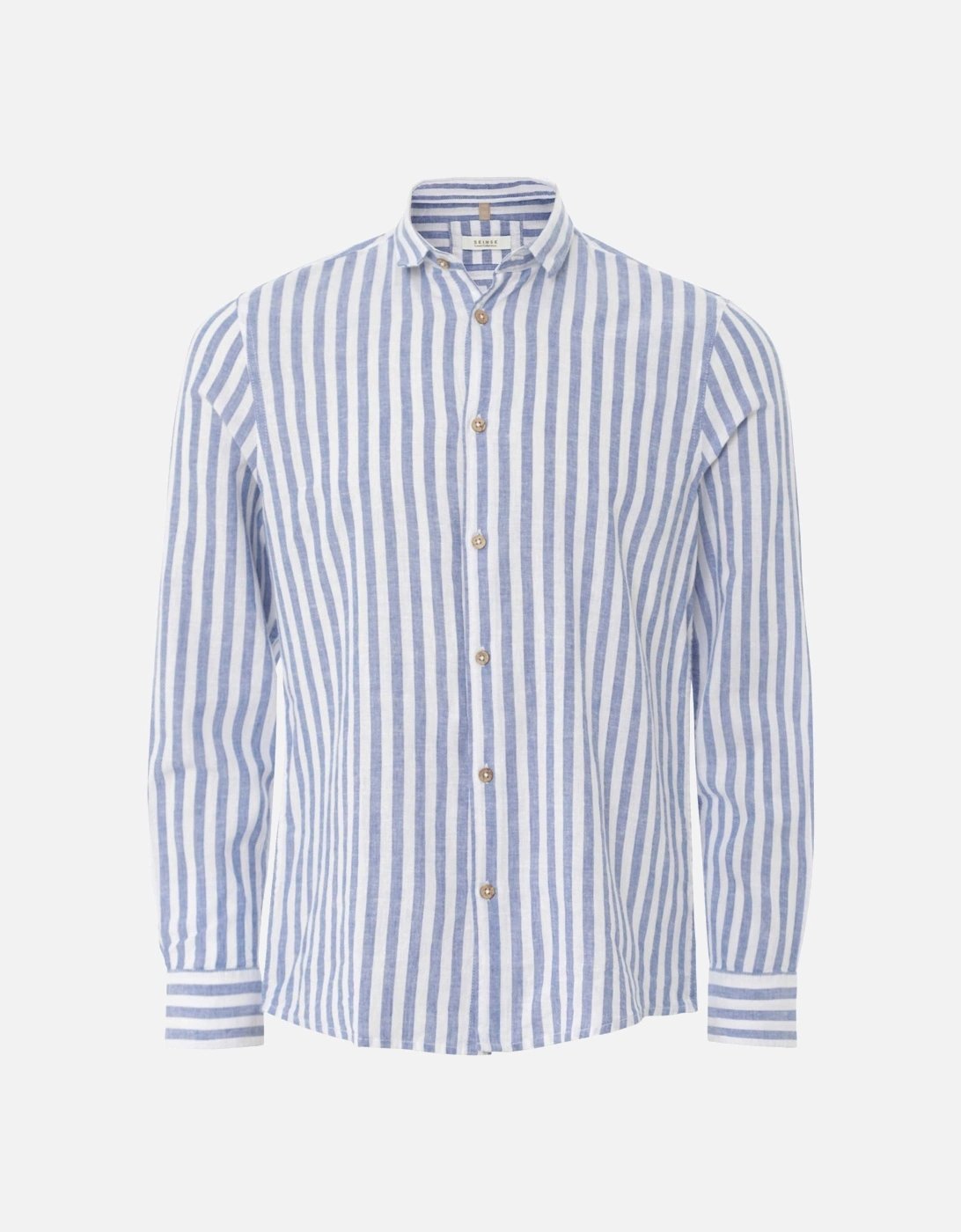 Cotton Linen Striped Shirt, 4 of 3