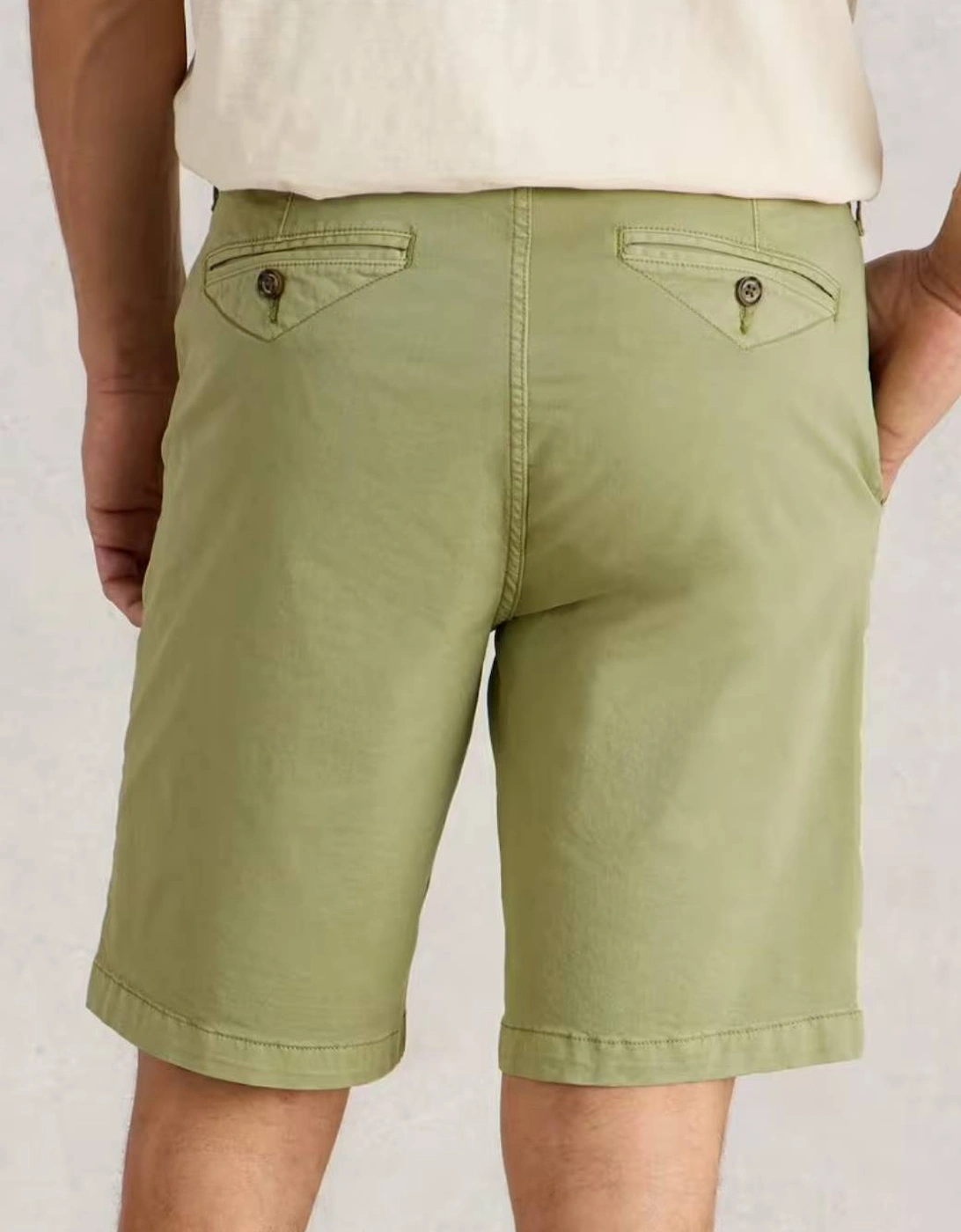Men's Sutton Organic Chino Short Light Green