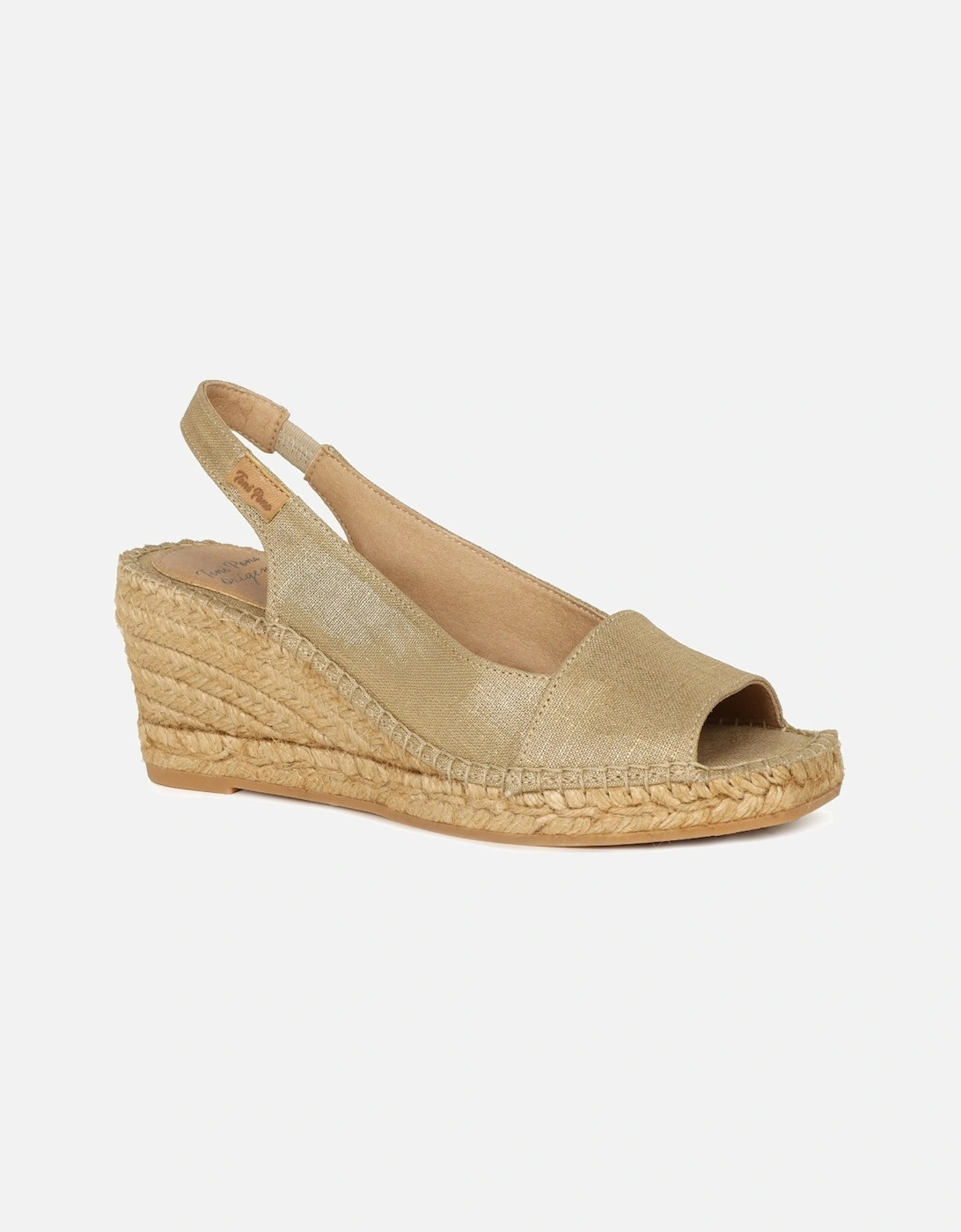Toni Pons Women's Fiore Womens Espadrille Sandals - Gold - Size: 6