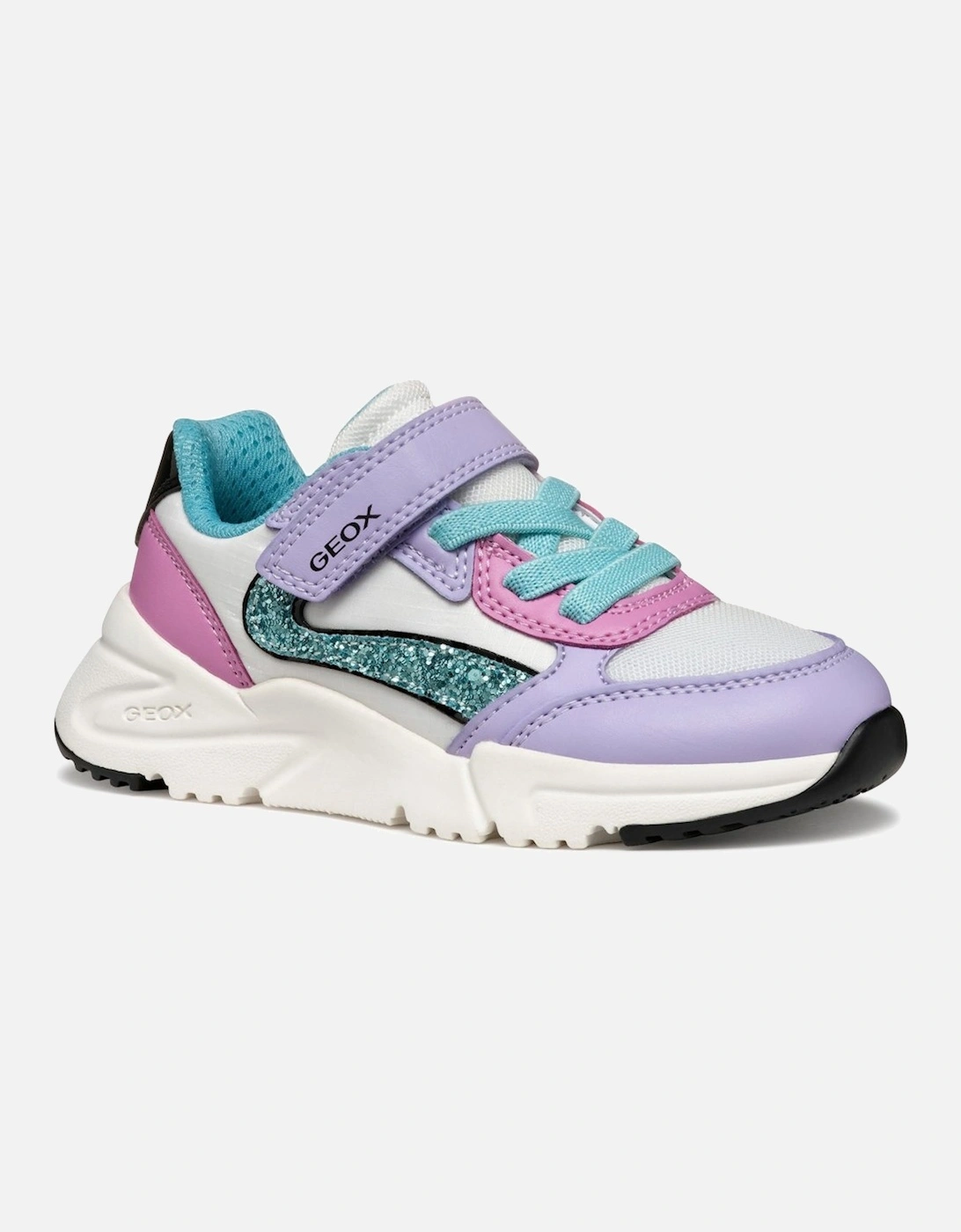Geox Girls Purple 'S J Loftus A Trainers - : 2.5 (Older)/F (Standard) Junior 2.5/35 Kids