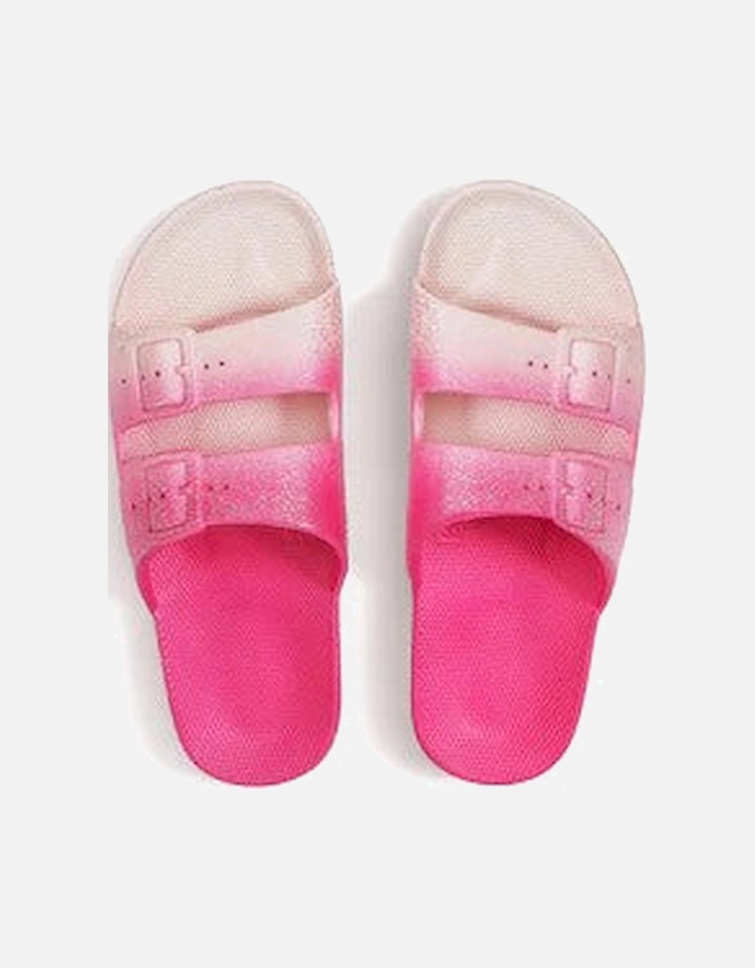 FUSCHIA GLITTER SLIDERS, 2 of 1