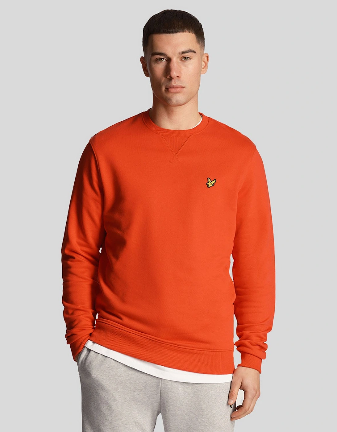 Lyle And Scott Men's Red Crewneck Sweatshirt - : S