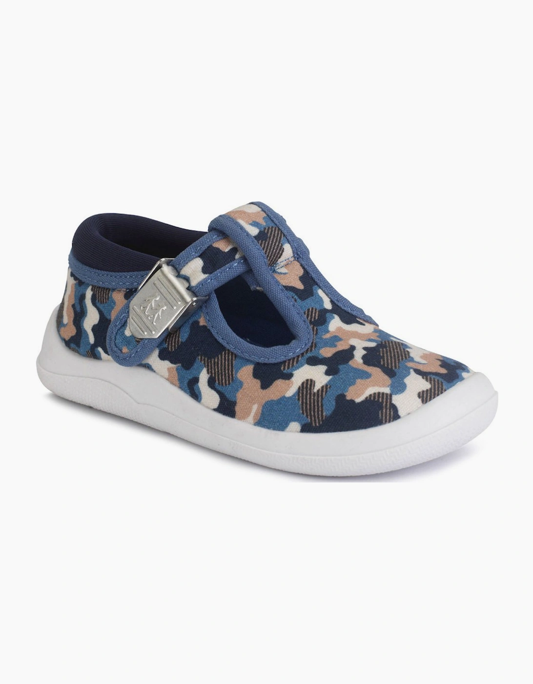 Start-Rite Unisex Blue Wiggles T-Bar Infant Canvas Shoes - Size: 4.5/1 Kids
