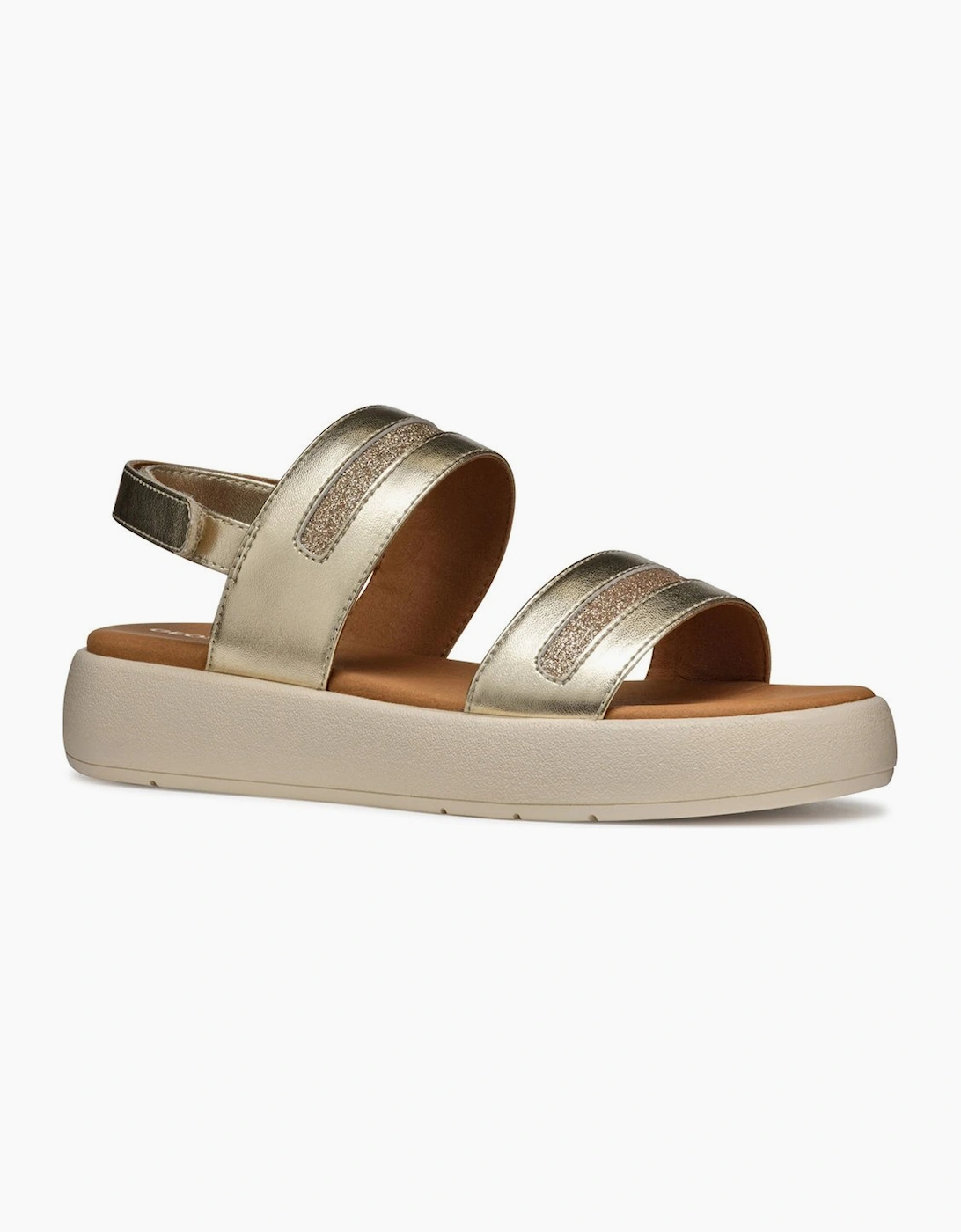 Geox Women's Gold D Camalei Sandals  6 Size 6