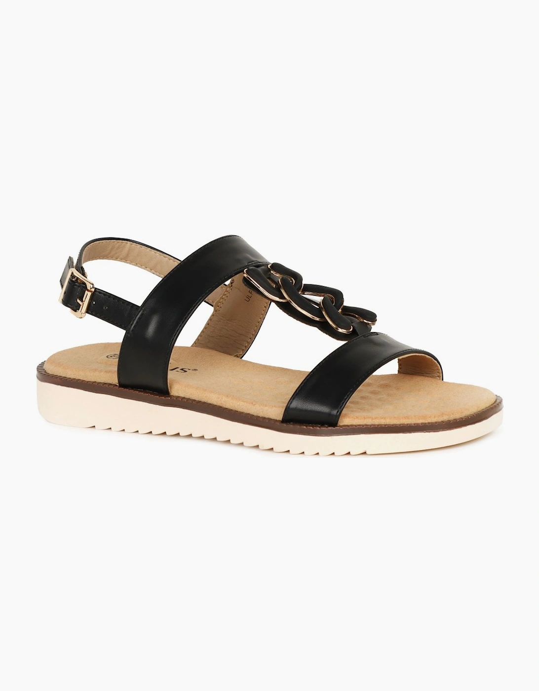 Lotus Women's Joana Womens Sandals - Black - Size: 6