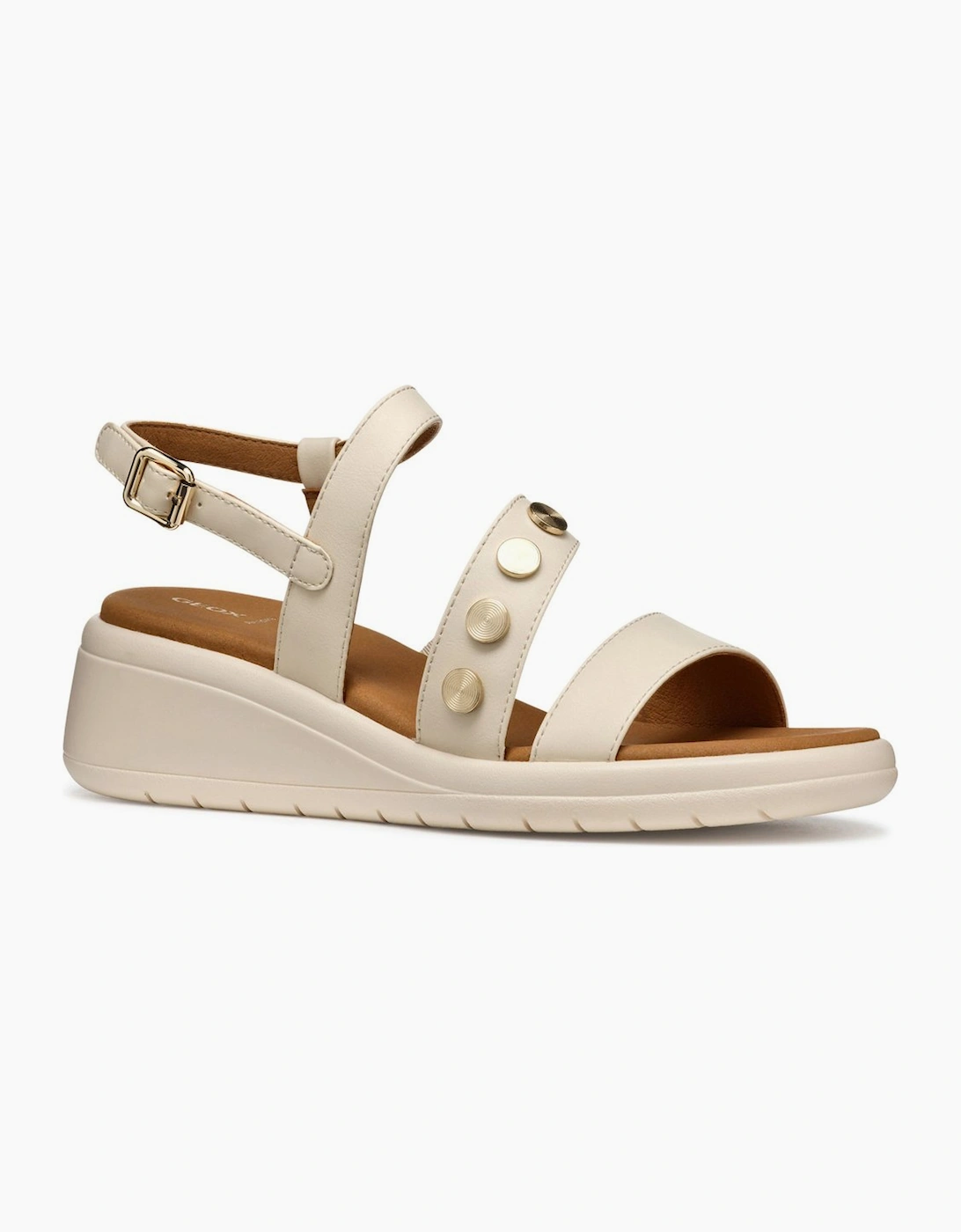 Geox Women's Tan D Meliconia Sandals  7.5 Size 7.5