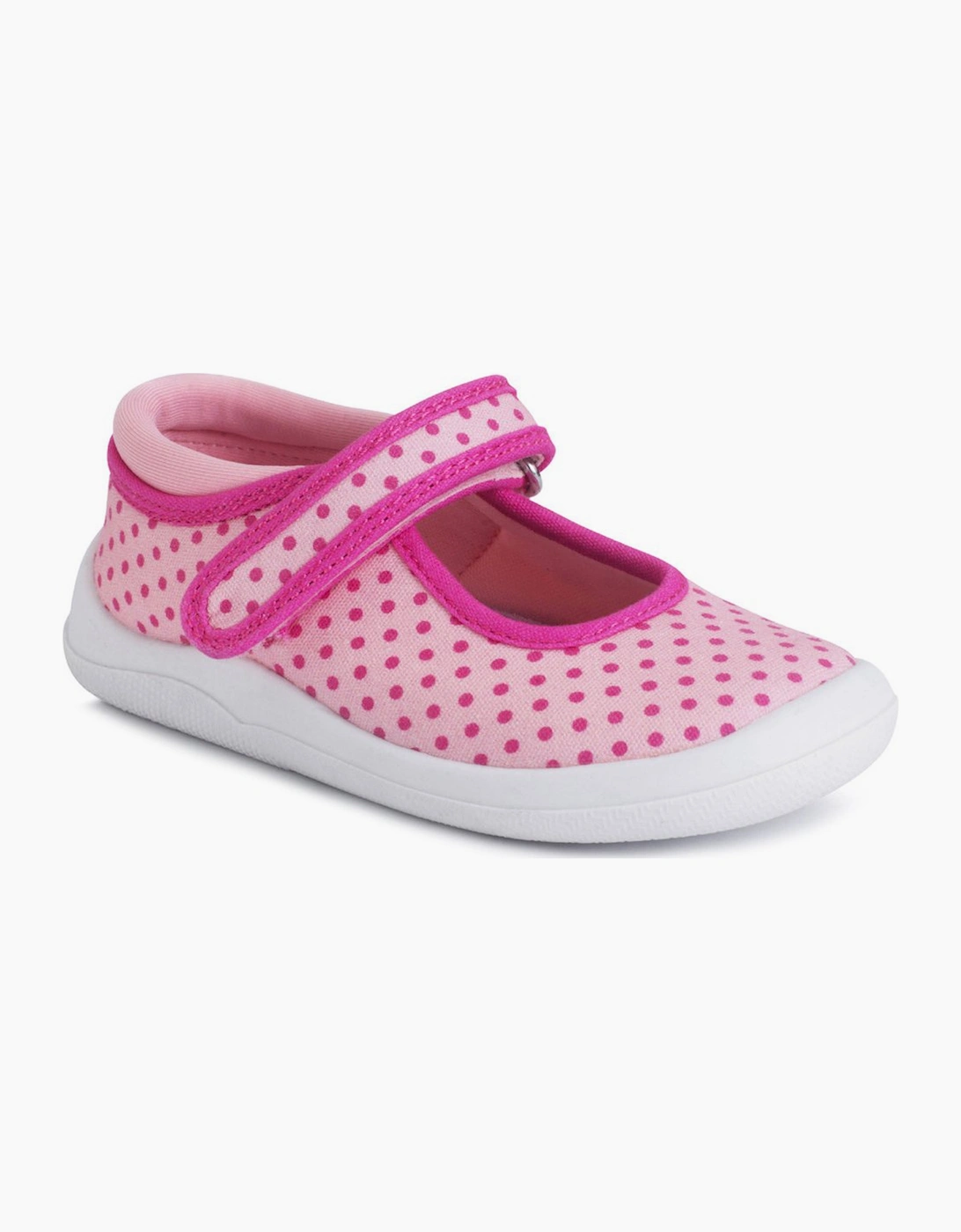 Start-Rite Girl's Wriggles Girls Canvas Shoes - Pink - Size: 7/1