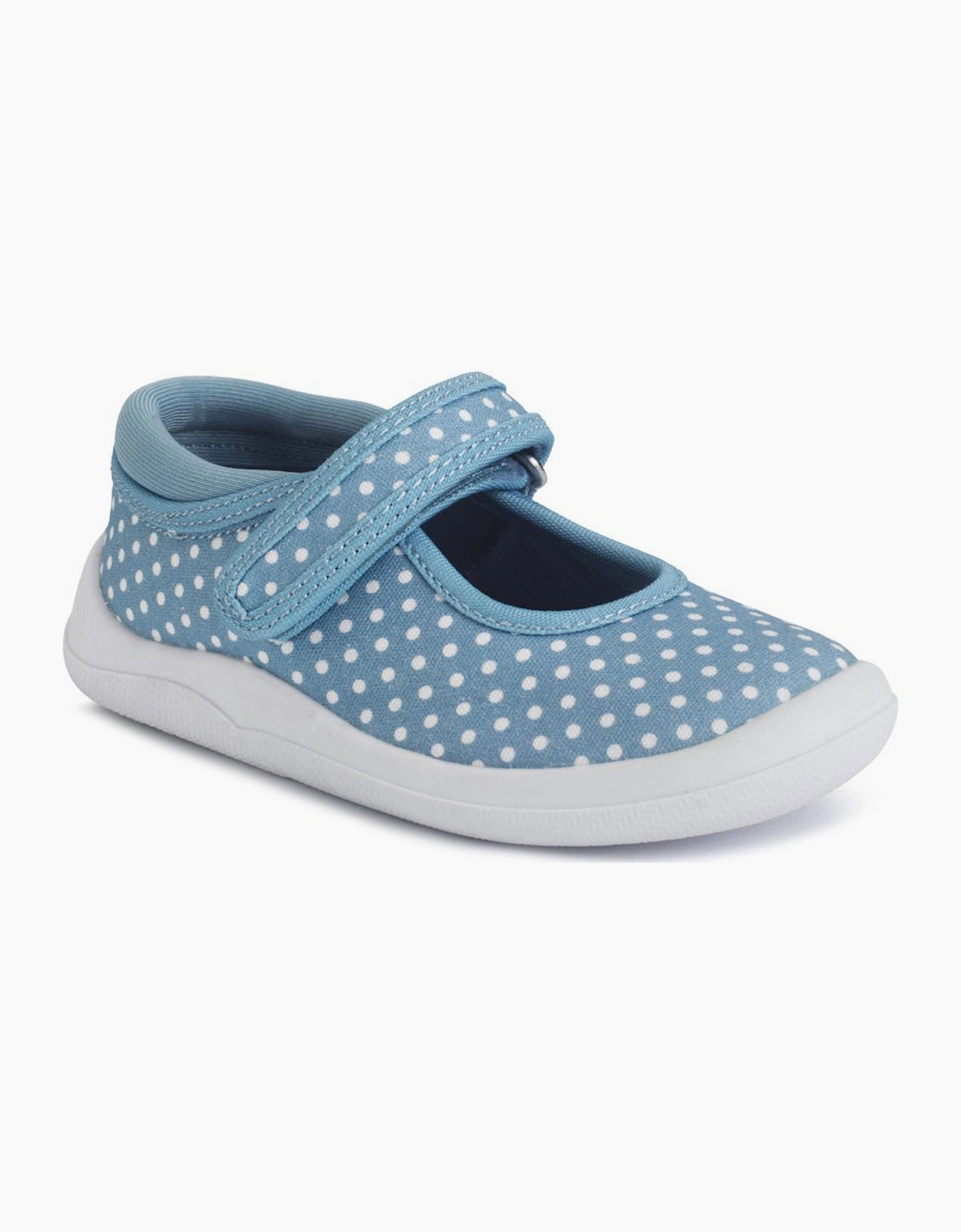 Start-Rite Girl's Wriggles Girls Canvas Shoes - Blue - Size: 5.5/1