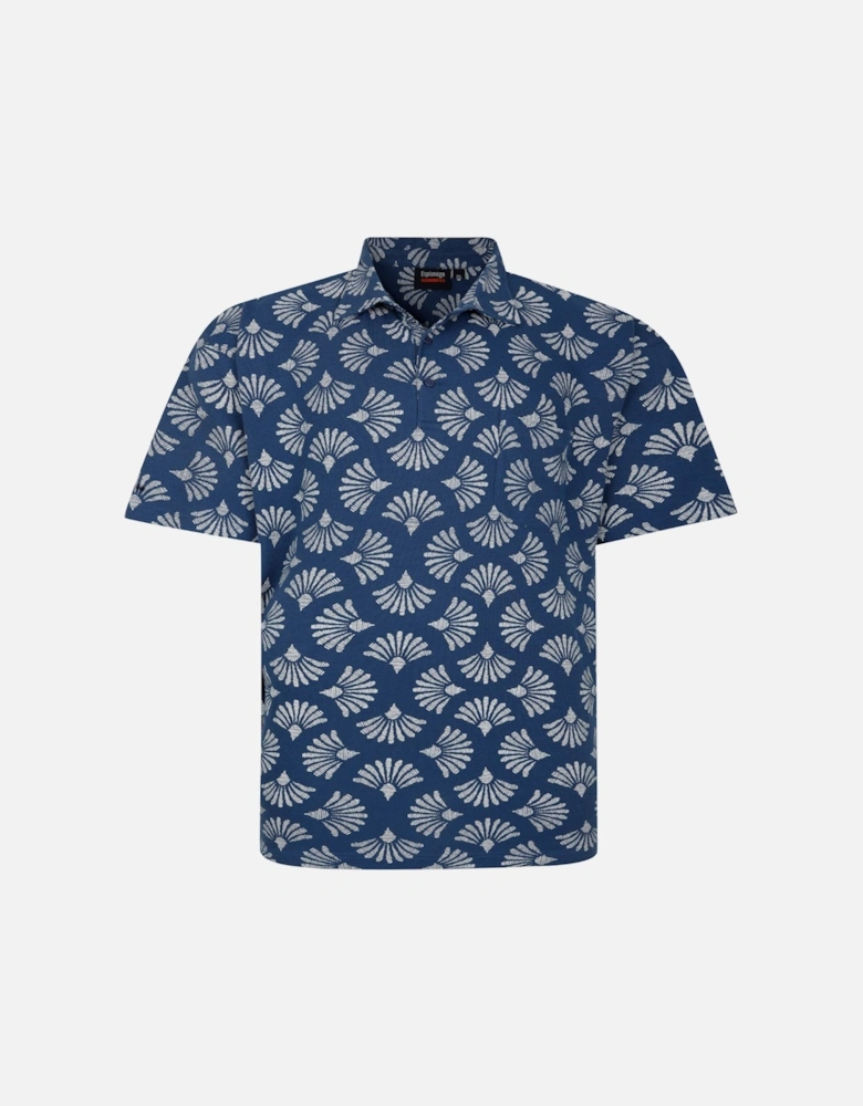 Mens Shell Big & Tall Short Sleeve Polo Shirt