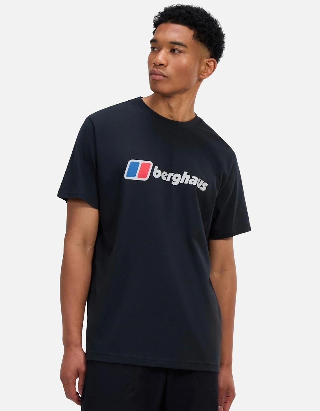Berghaus Men's Black Class Logo Short Sleeve T-Shirt - : 38/Regular M