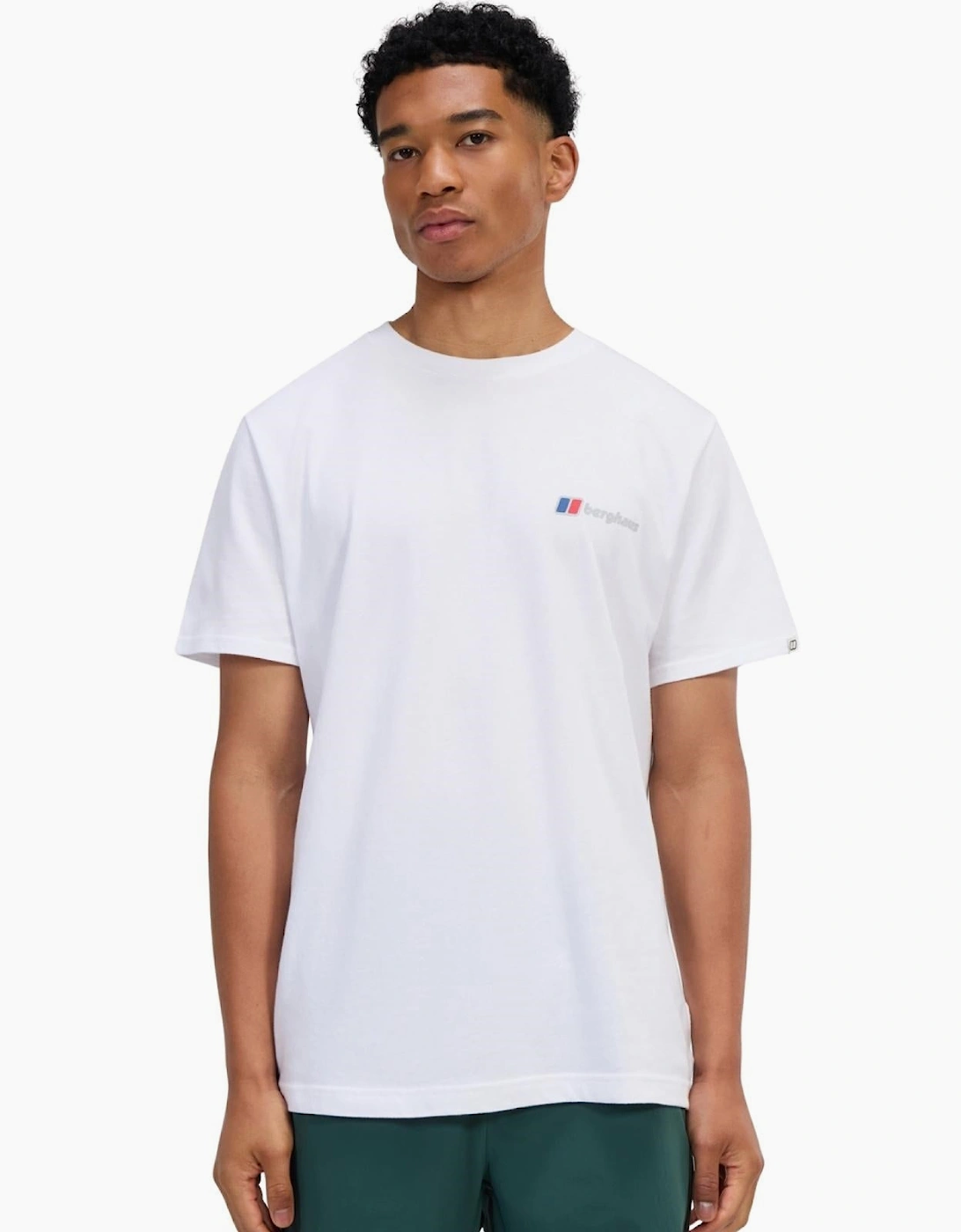 Berghaus Men's White Class Logo Short Sleeve T-Shirt - : 38/Regular M