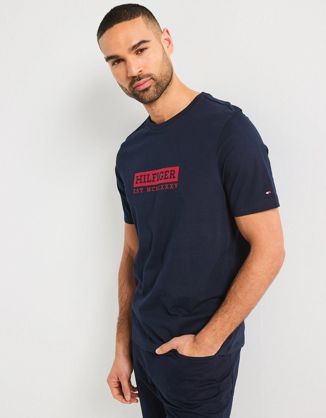 Colour Graphic T-Shirt - Navy, 2 of 1