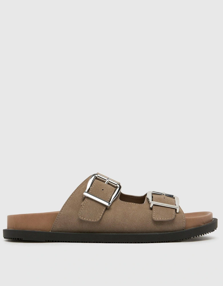 Scout Footbed Sandals - Beige