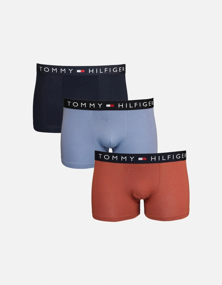 3-Pack Original Boxer Trunks, Desert Sky/Cappri Sun/Blue