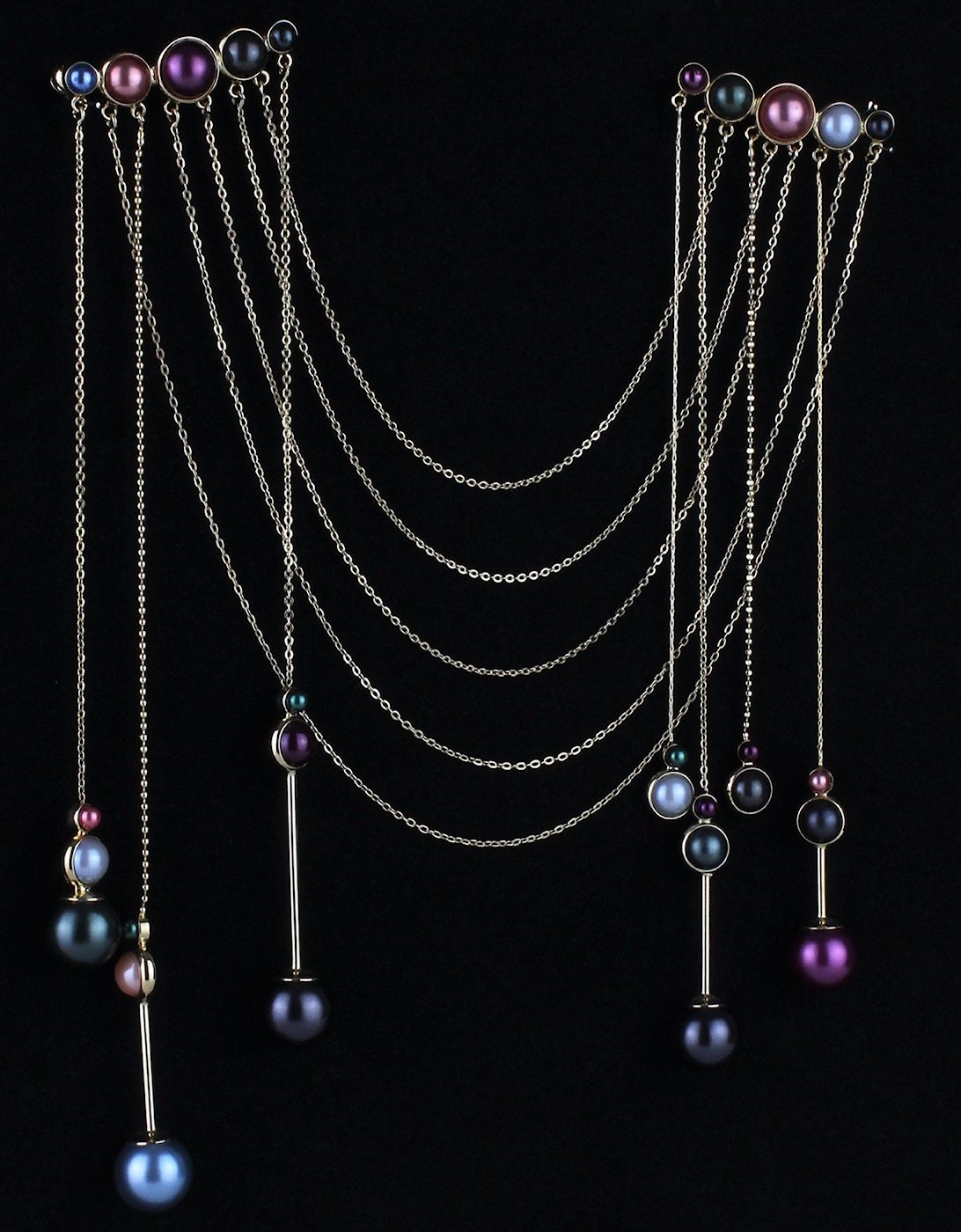 Women's Elie Saab Brooch - Black - Size: ONE size