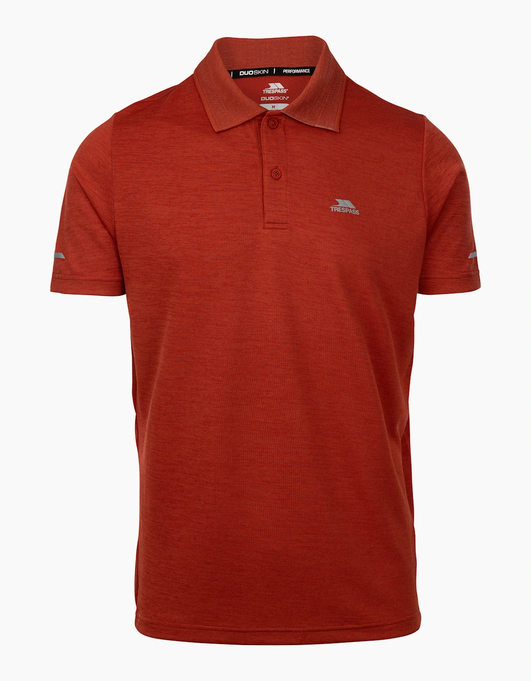 Trespass Men's Red Mckay Active Polo Shirt  44 Xxl