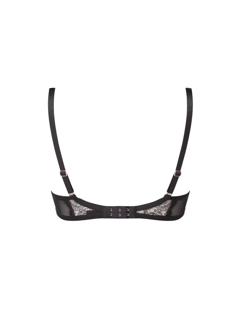 Vip Confession Non Padded Balcony Bra -burgundy/black
