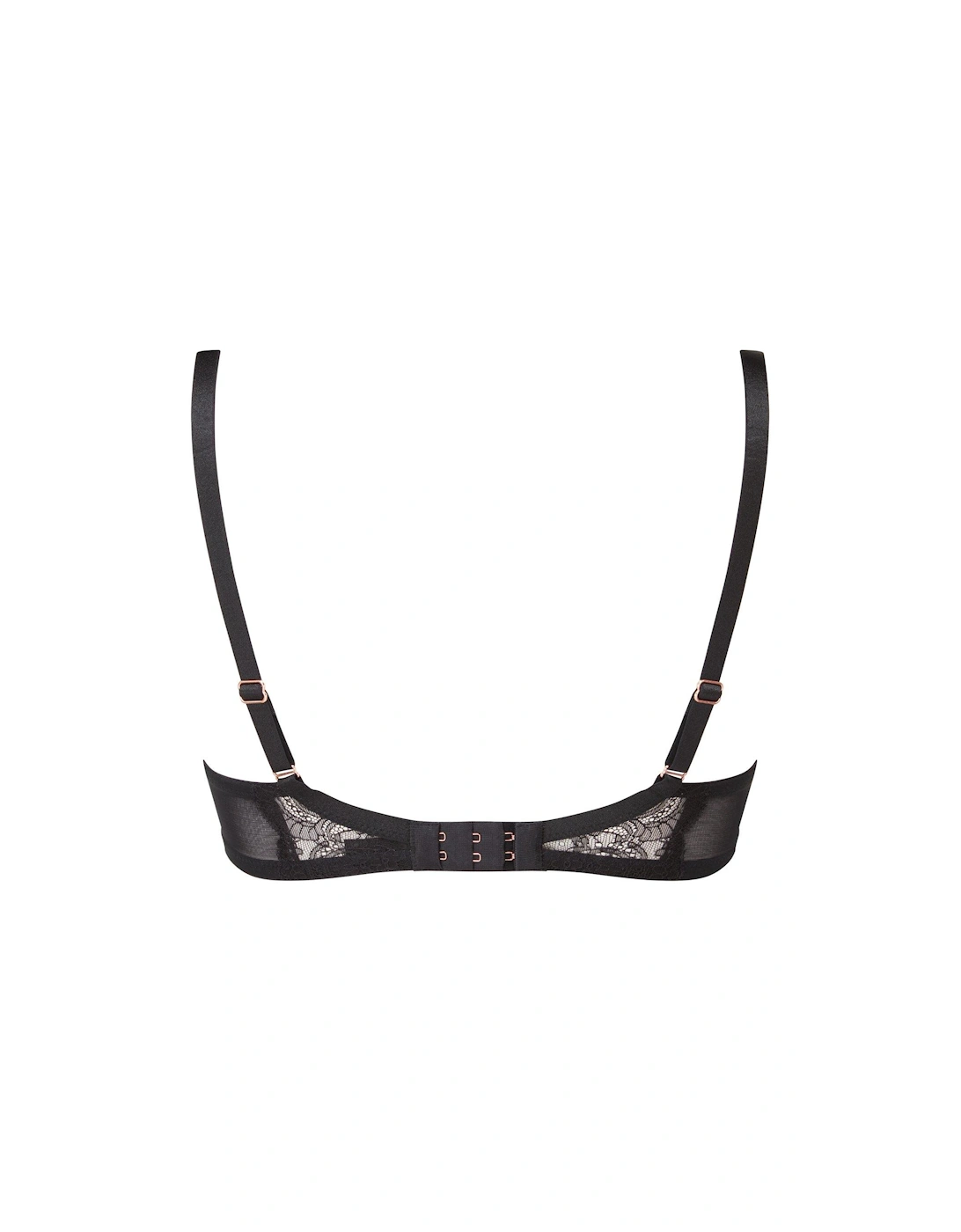 Vip Confession Non Padded Balcony Bra -burgundy/black