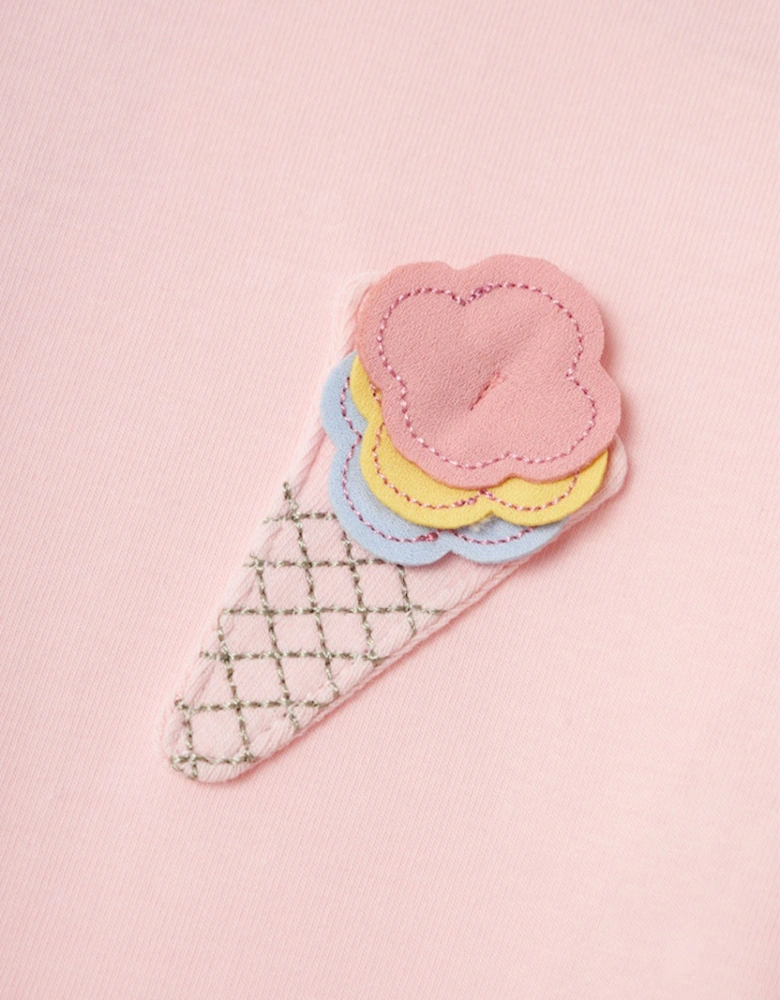 Mini Fedora Short Sleeve Top Box Parfait Pink