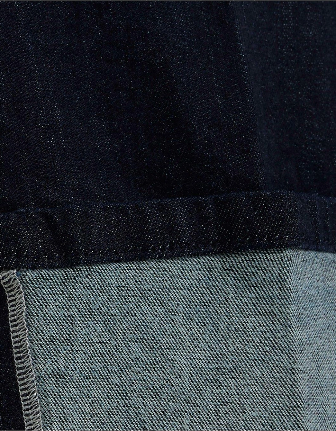 Turn Up Slim Jean - Dark Denim - Blue