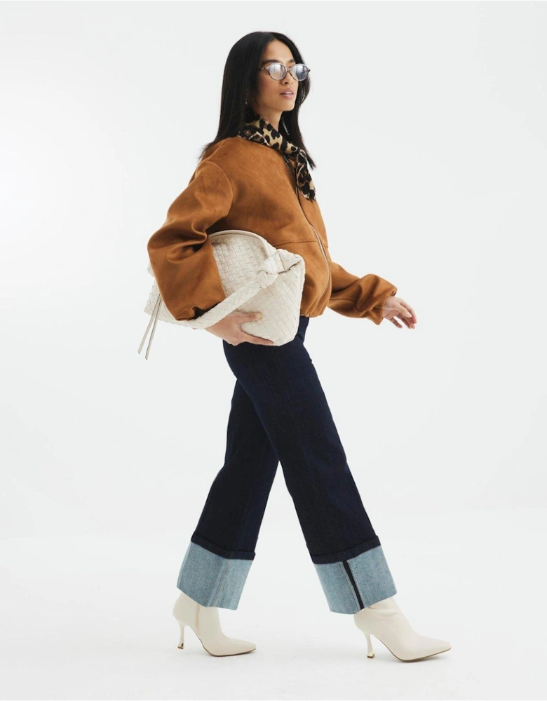 Turn Up Slim Jean - Dark Denim - Blue