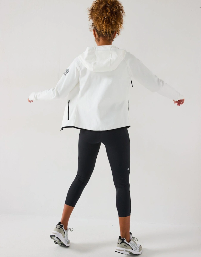 Womens Training Chill Zip Hoodie - White
