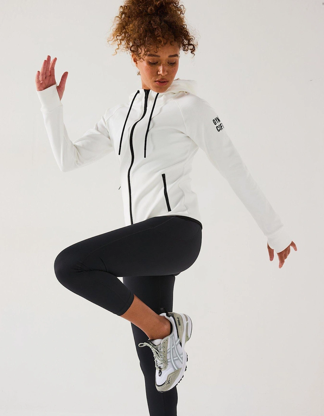 Womens Training Chill Zip Hoodie - White