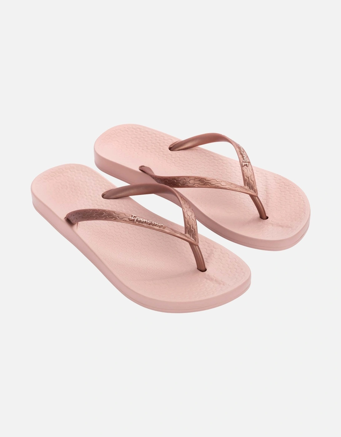 Ipanema Women's Pink Anatomica Tan Vegan Flip Flops - Size: 6