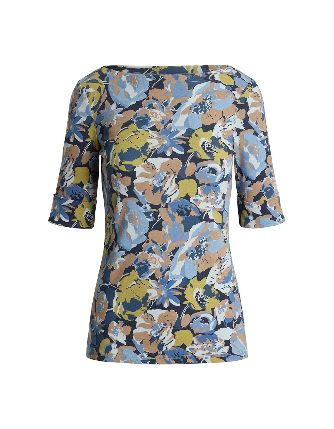 Judy Half Sleeve-T-Shirt - Blue