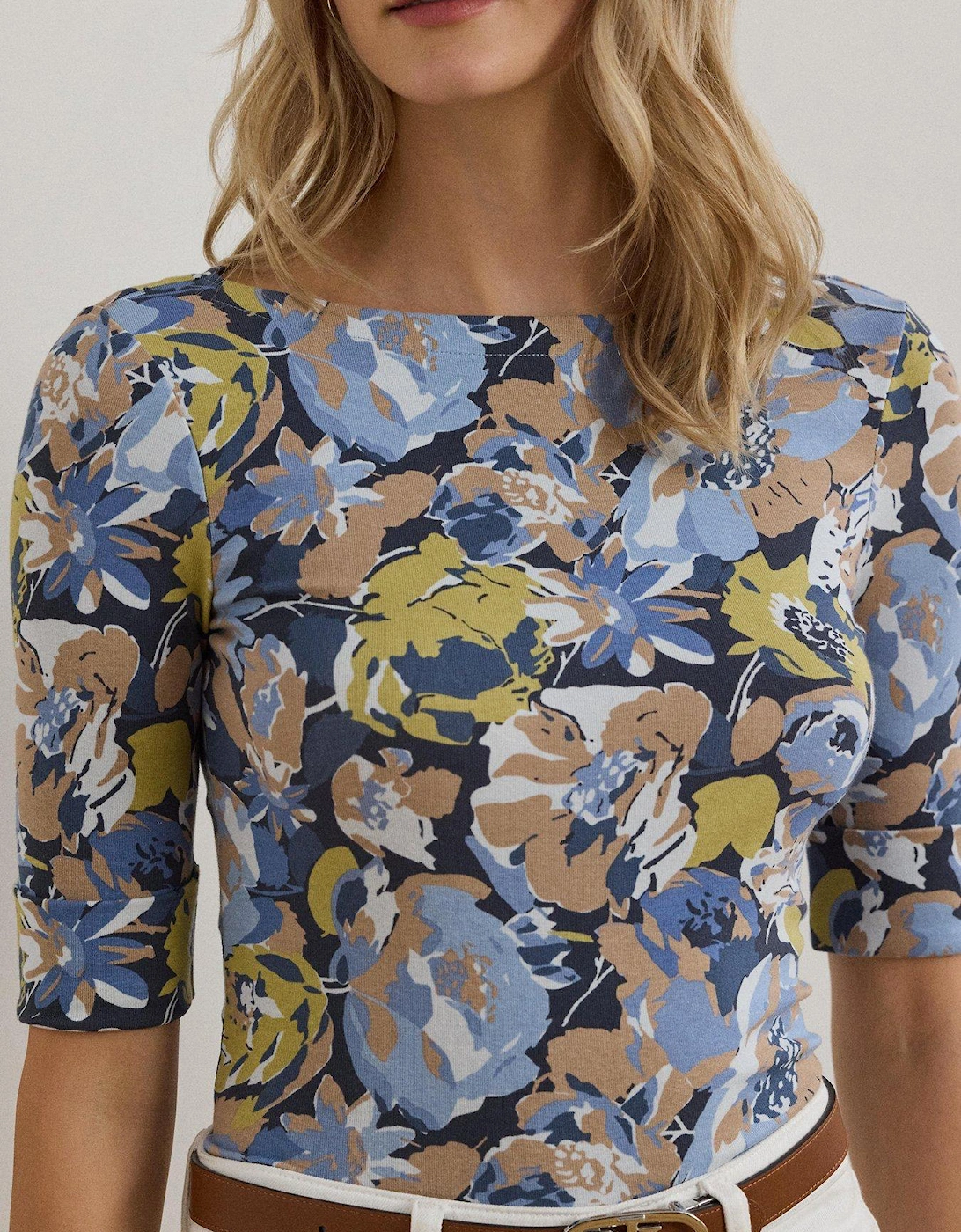 Judy Half Sleeve-T-Shirt - Blue