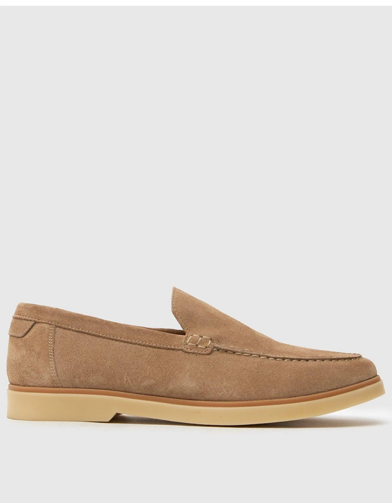 Riggs Suede Loafers - Light Brown