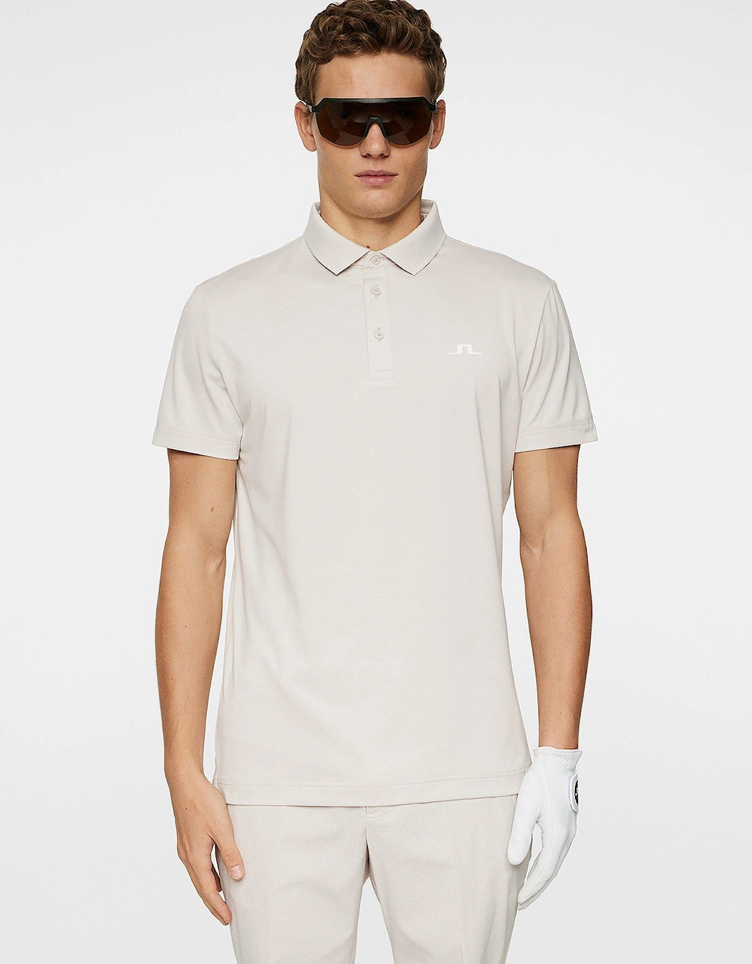 Mens Golf Bridge Polo - Cream, 2 of 1