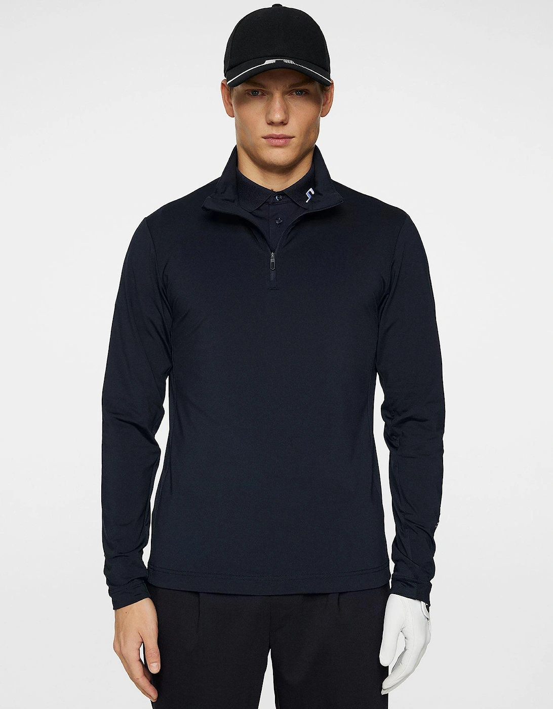 Mens Golf Tour Tech Midlayer - Navy, 2 of 1