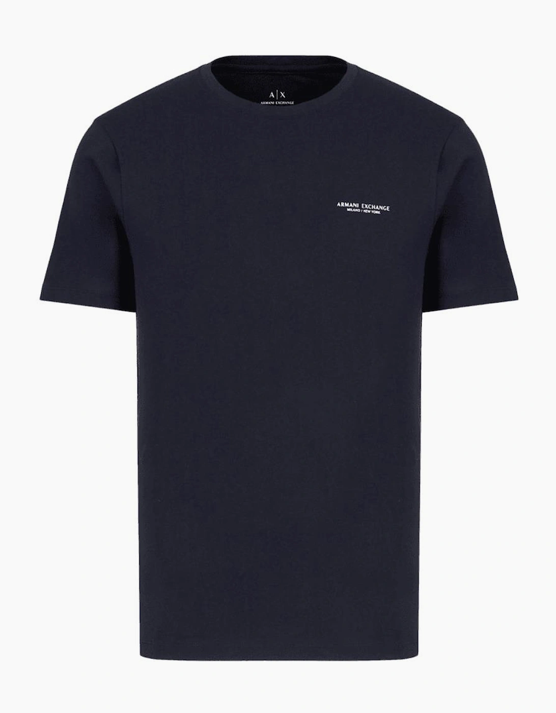 Armani Exchange Men's Navy Cotton Milano Print T-Shirt  42 Xl