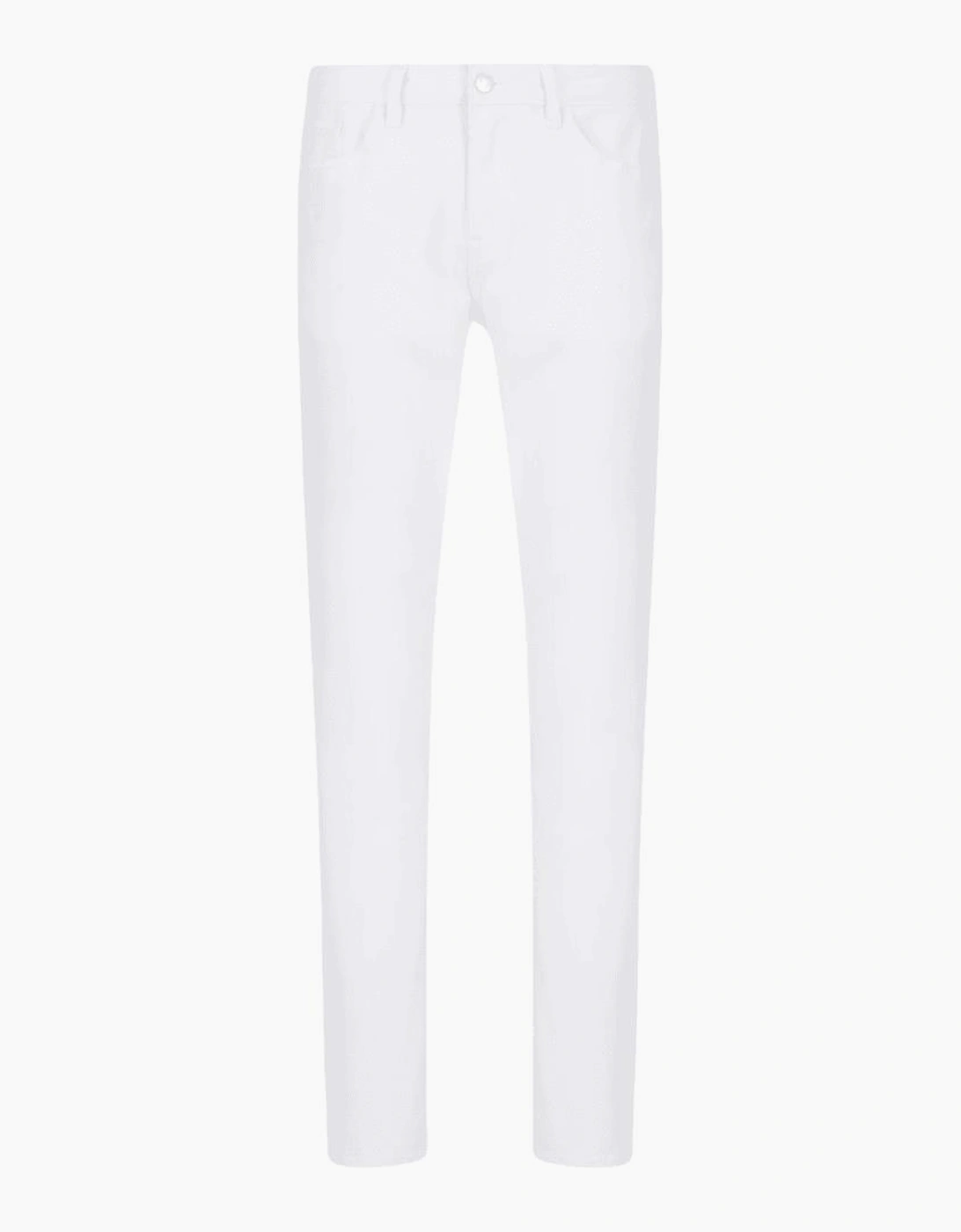 Armani Exchange Men's White Skinny Fit Jeans