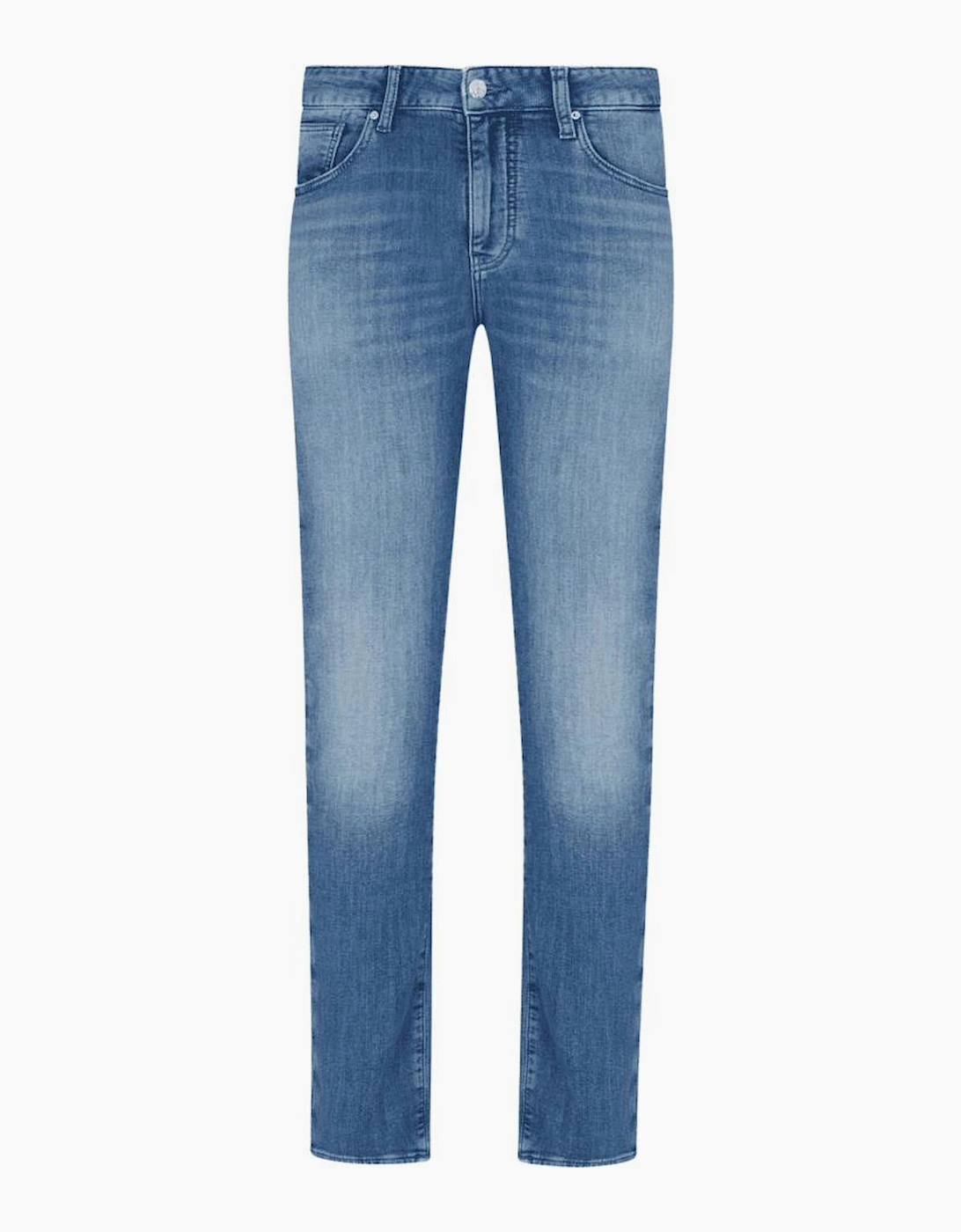 Armani Exchange Men's Blue Skinny Fit Jeans